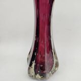 Murano glass vase, amethyst in colour, circa 1950.