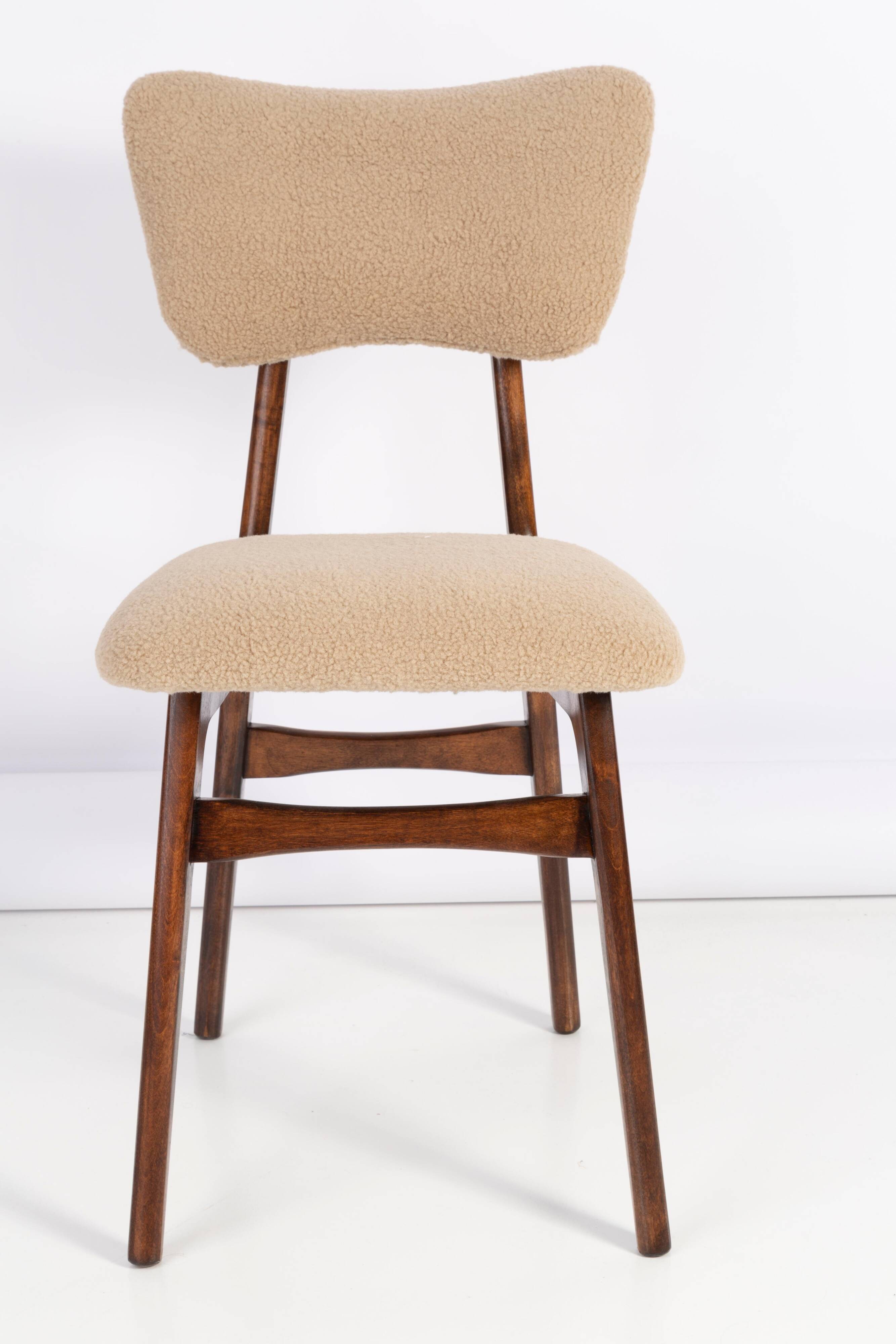 Camel Chair Soft Boucle from the 20th century, 1960s