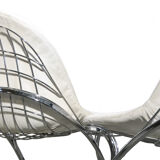 Set of 4 “Pascale” wire chairs designed by Gastone Rinaldi for Thema