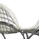 Set of 4 “Pascale” wire chairs designed by Gastone Rinaldi for Thema