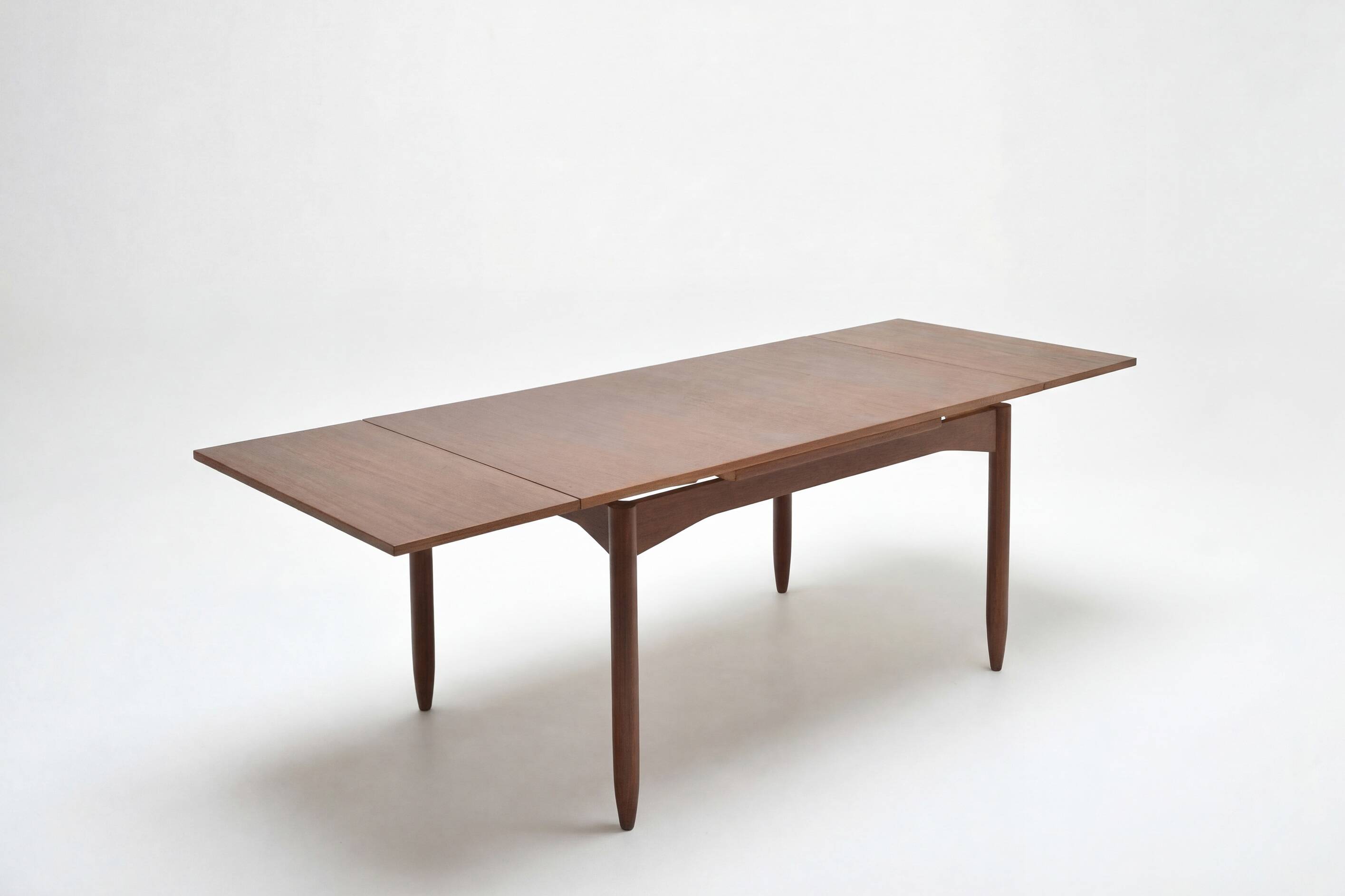 Table scandinave à rallonge vintage teck des années 60