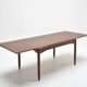 Table scandinave à rallonge vintage teck des années 60
