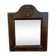 Antique carved wooden mirror – Sacred Heart decoration – 19th century