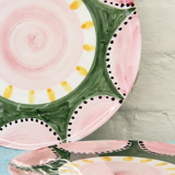 Set of 2 dessert plates 'the bell'