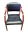 Fauteuil vintage, structure en bois massif