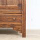 Art Deco wardrobe in solid wood with mirror from the 1920s.