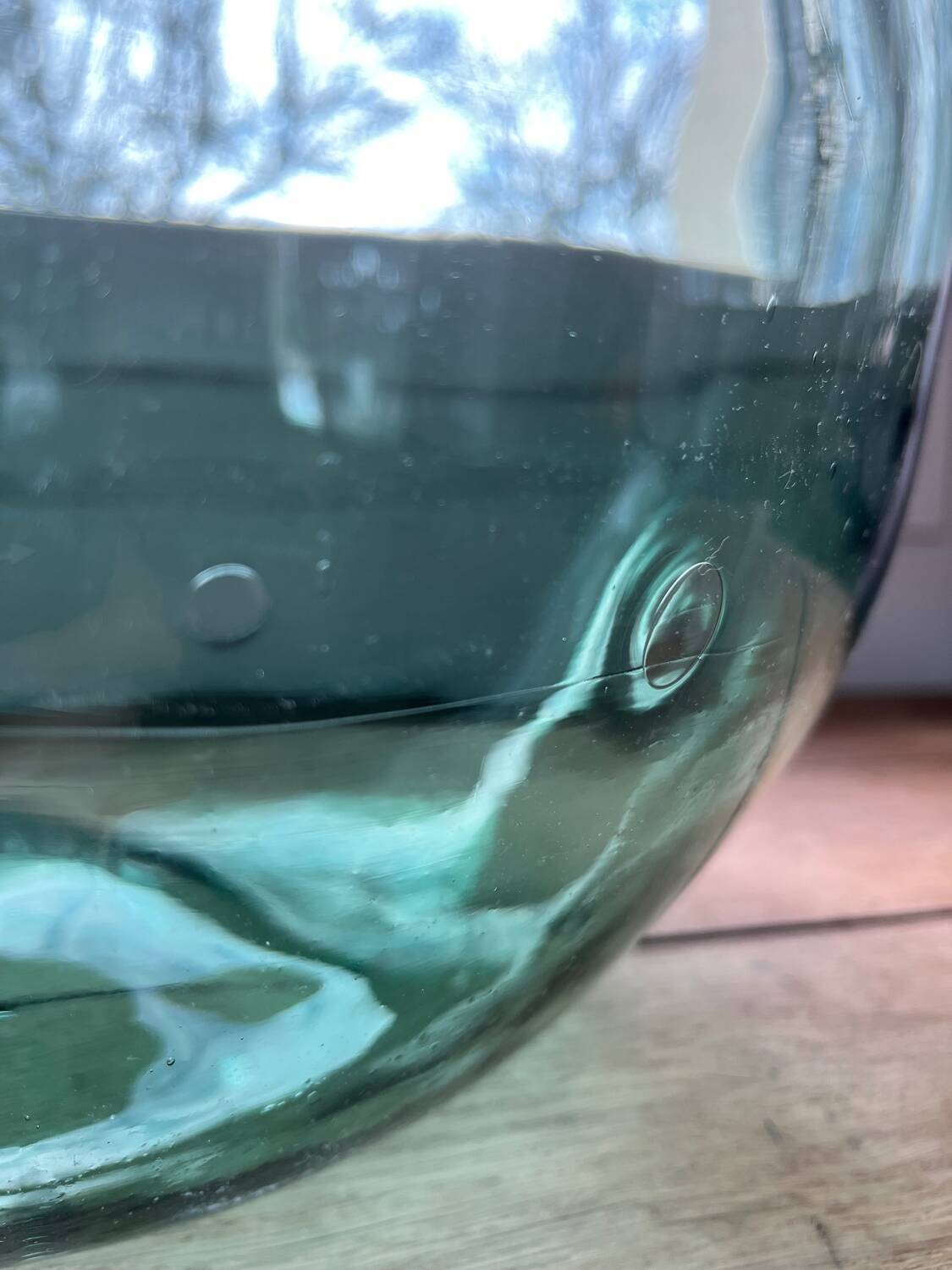 30L turquoise green demijohn