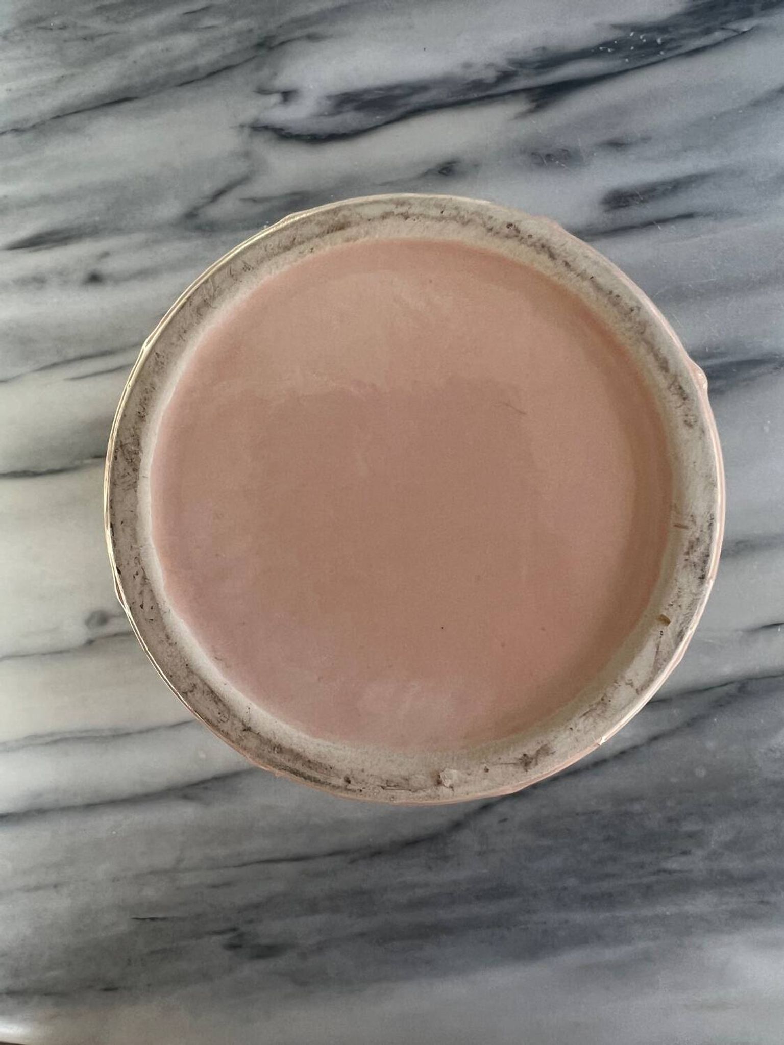 Pink ceramic vase