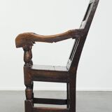 Antique Oak Wainscot Chair / Side Chair from the 17th Century