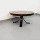 Vintage round coffee table from the 60s 70s by Raymond Corroyez in ceramic