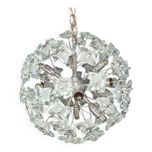 lustre spoutnik en verre,