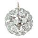 Mid century glass sputnik chandelier, 1970s