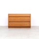 Set of vintage oak bedside tables from Moser, Germany, 1970s