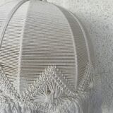 Macramé hanging lamp