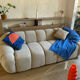 Two-seater sofa - contemporary design - as new condition