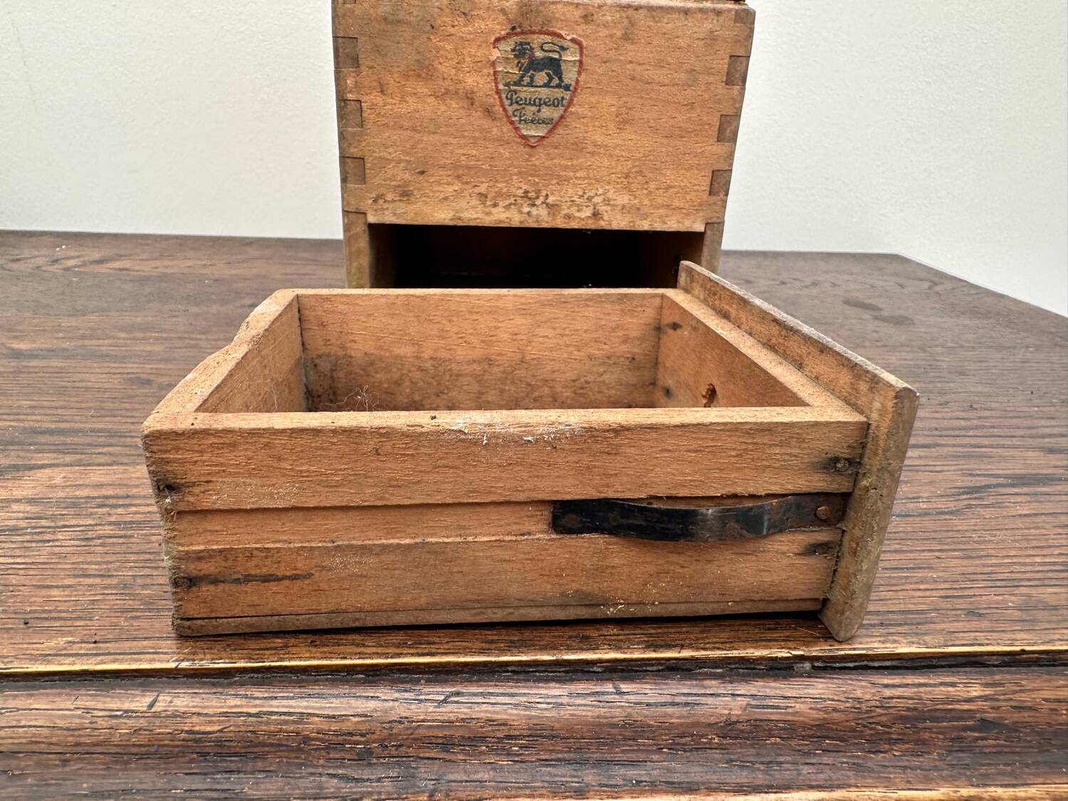 Vintage Peugeot Frères coffee grinder