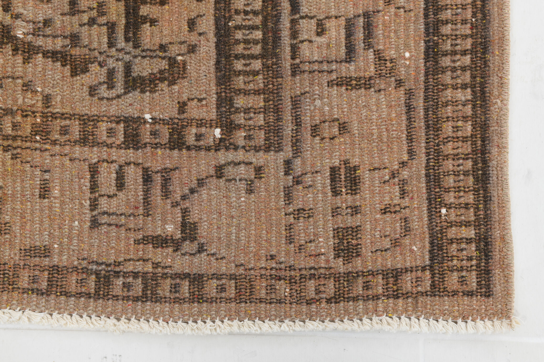 Classic floral brown vintage  rug