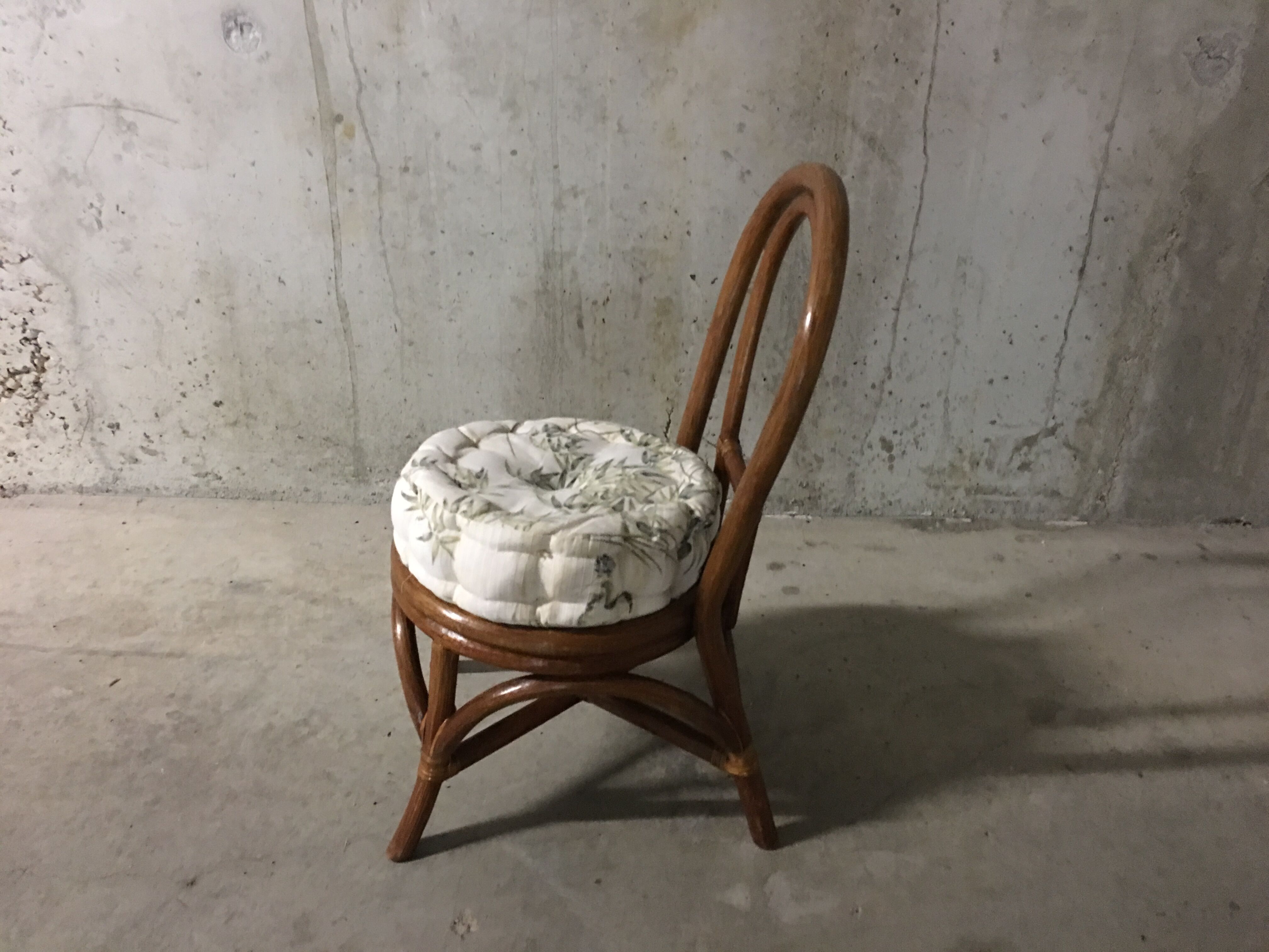 Children 70s rattan chair