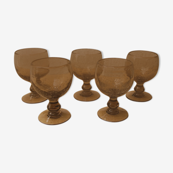 Lot de 5 verres à pied 80