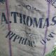 Burlap sack flour from Minoterie Thomas Bretagne France