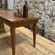 Rectangular farmhouse table 120cm wooden from the 60s /70s / dining table for 6 people