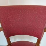 Red bridge chair