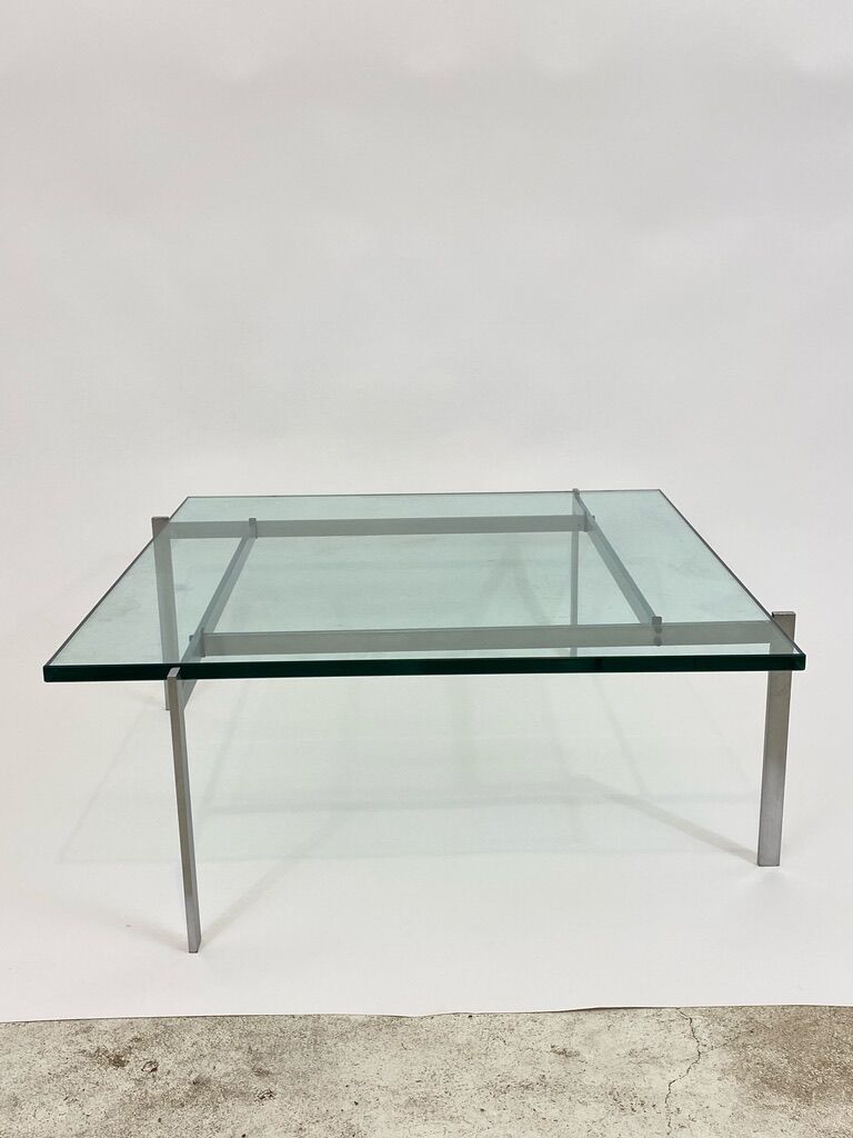 Square coffee table, PK61 model by Poul Kjorholm, edtion E Kold Christensen