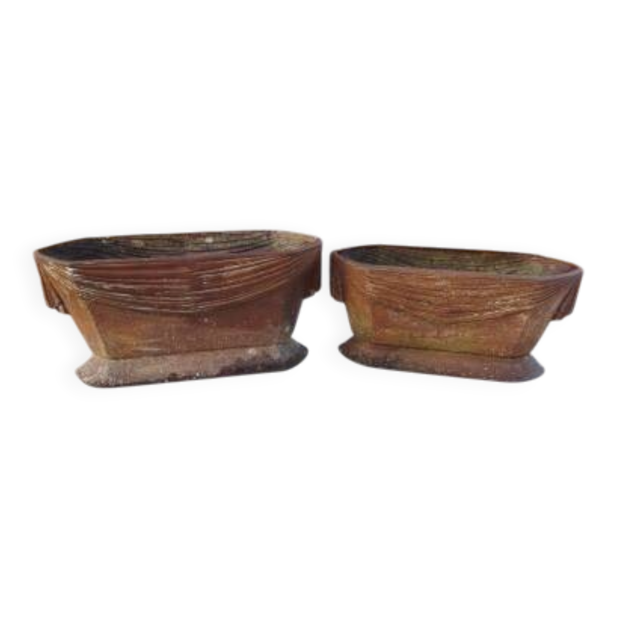 Pair of cast iron planters from 1900 in Charleville - Mézières