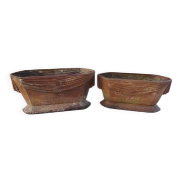 Pair of cast iron planters from 1900 in Charleville - Mézières