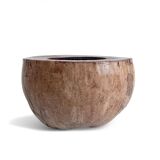 Wabi Sabi Organic Modern Coco de Mer Centerpiece, Hand-Carved, 19th C.