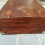 Old wooden suitcase