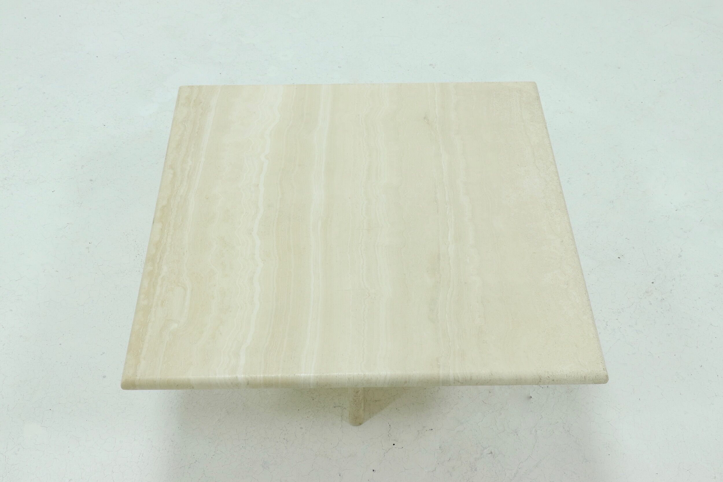 Italian modern travertine coffee table 1970