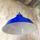 Blue metal workshop suspension