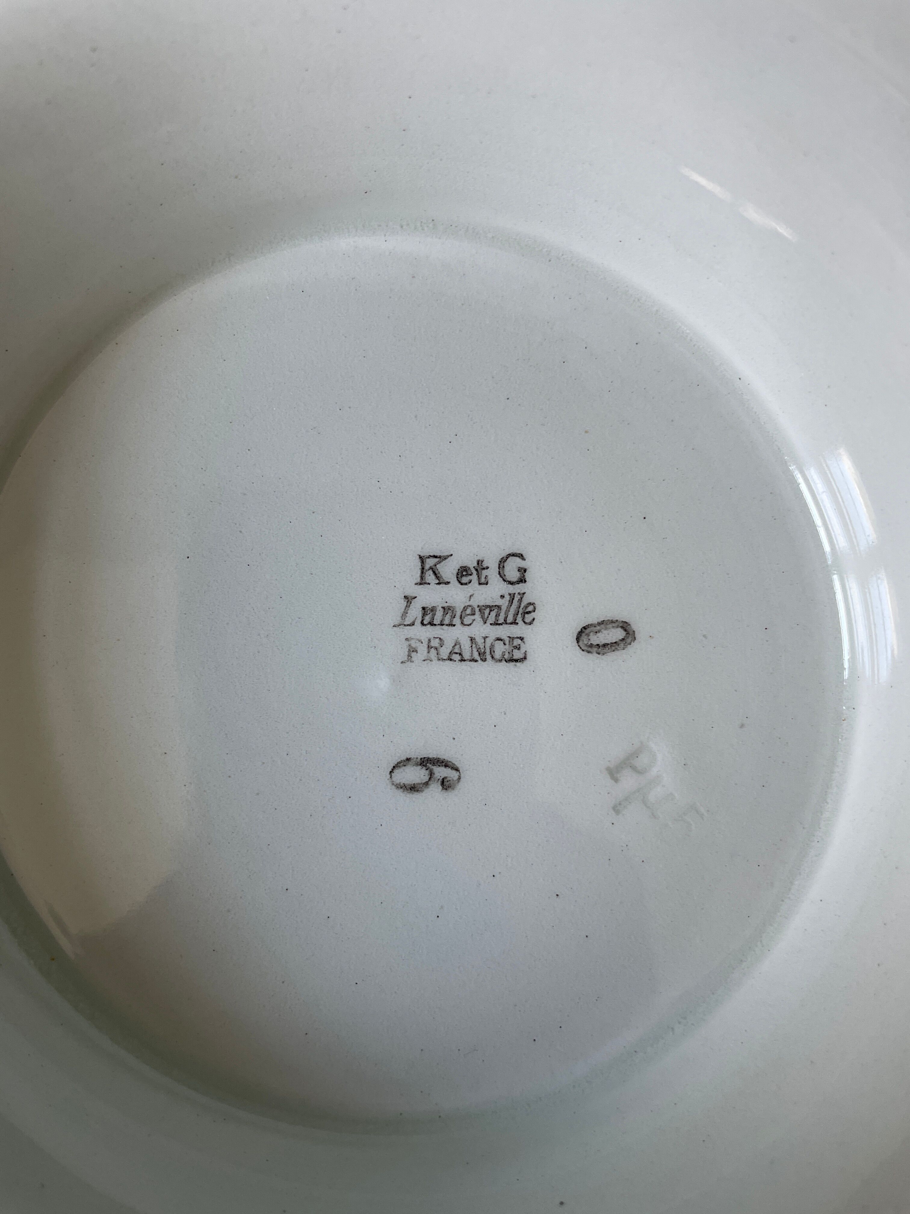 Lot of 3 old compotiers, late nineteenth