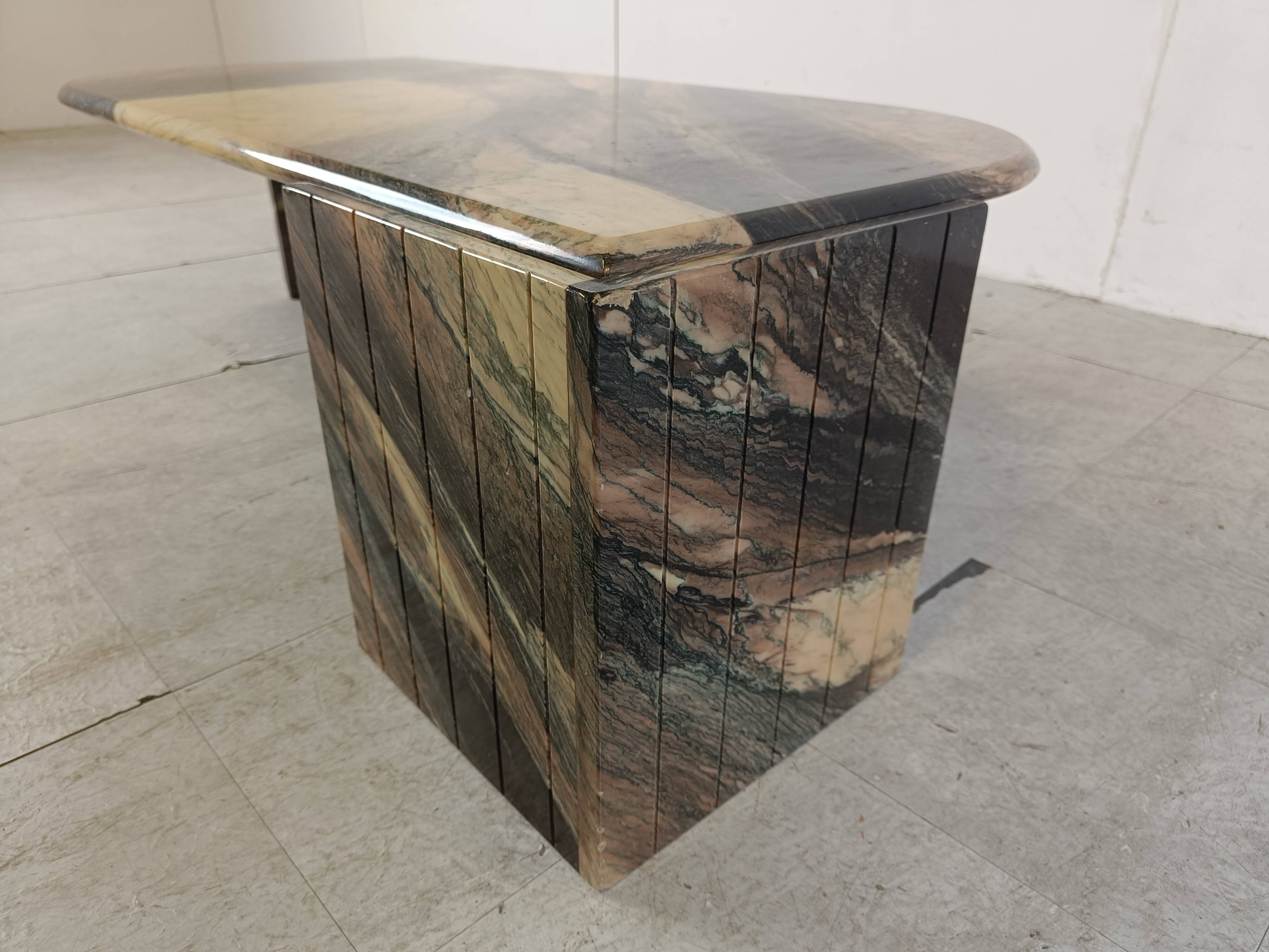 Vintage marble coffee table, 1970s