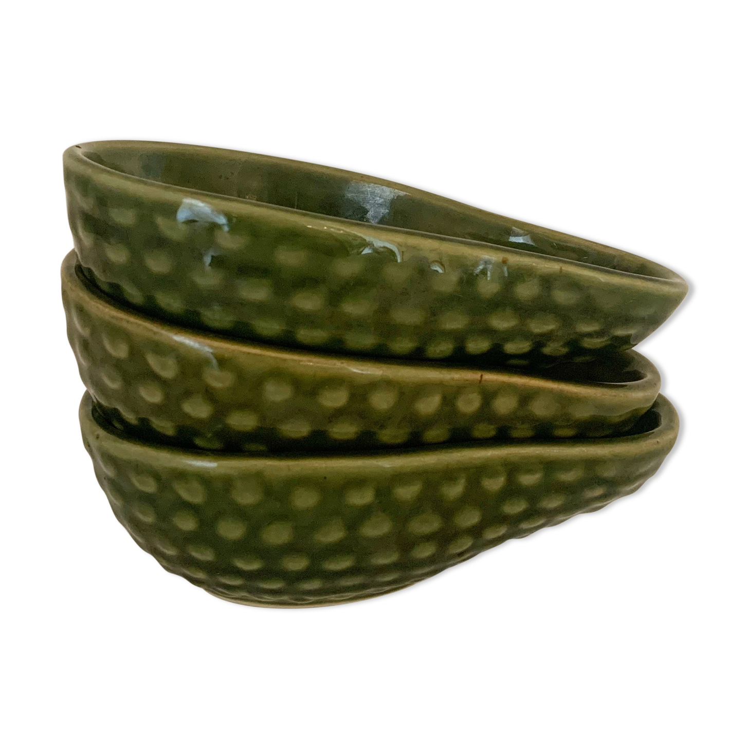 Set of 3 avocado cups