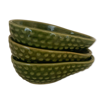 Set of 3 avocado cups