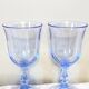 4 stemmed glasses