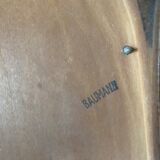 Baumann bistro chairs in wood and skaï