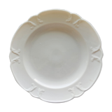 White porcelain dish, circa 1900, 33 cm in diameter