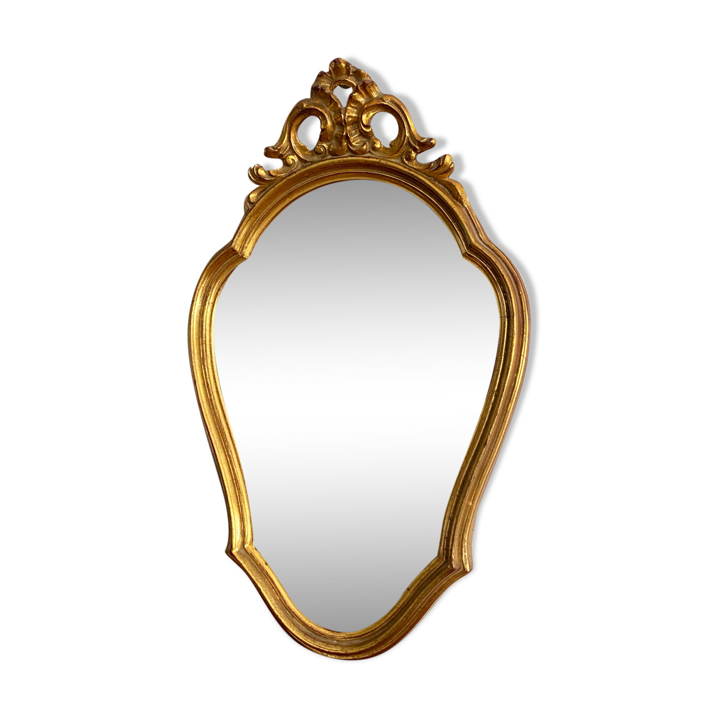 Old gilded mirror 40x24 cm