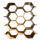 Honeycomb shelf made in design