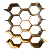Honeycomb shelf made in design