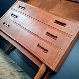 Danish secretary Gunnar Nielsen, Scandinavian sideboard, vintage desk