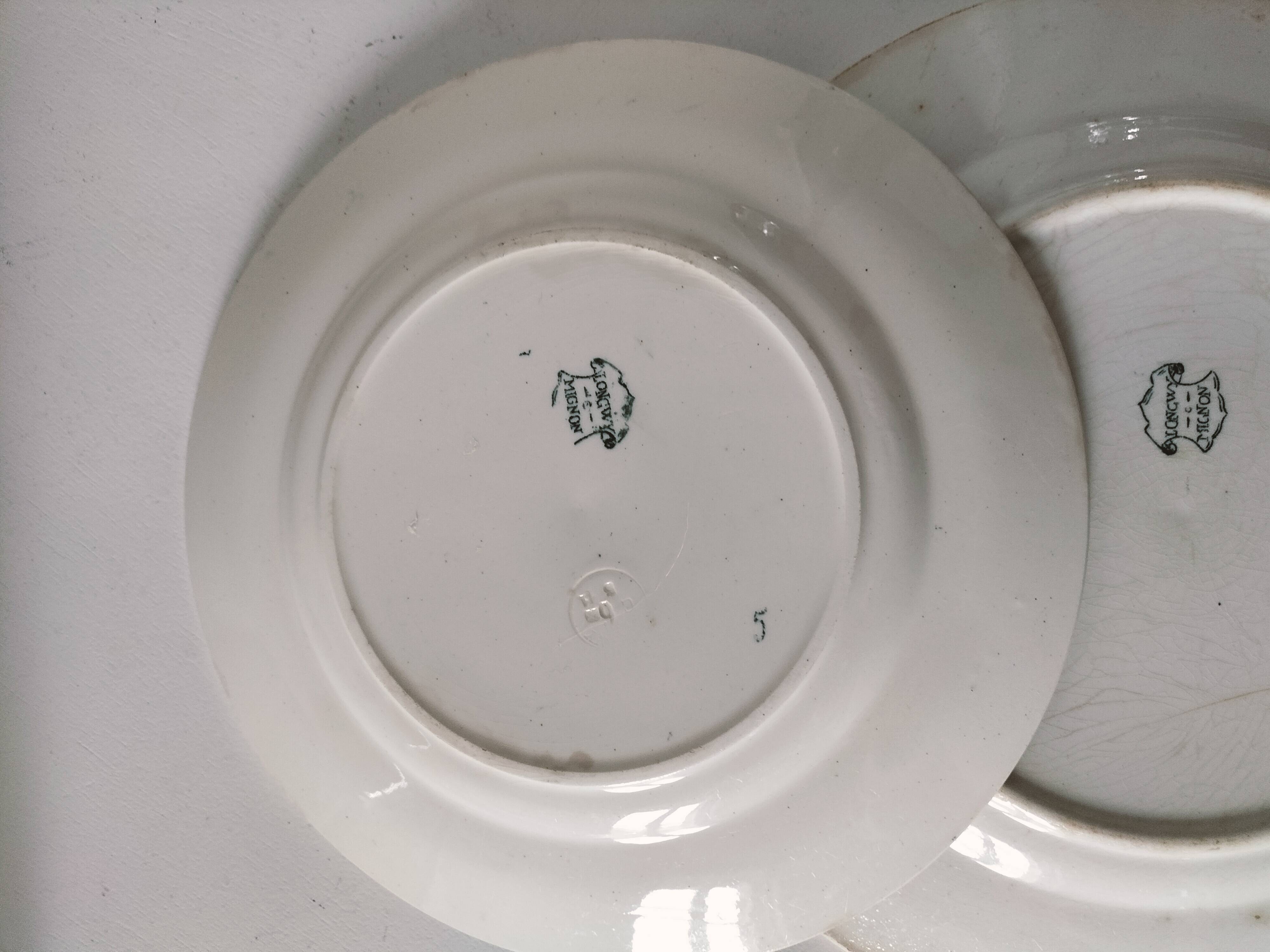 Longwy Mignon Duo – dinner plate and dessert