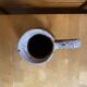 Vintage revol flamed ceramic barrel-shaped pitcher 1 litre