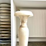 Column, alabaster saddle