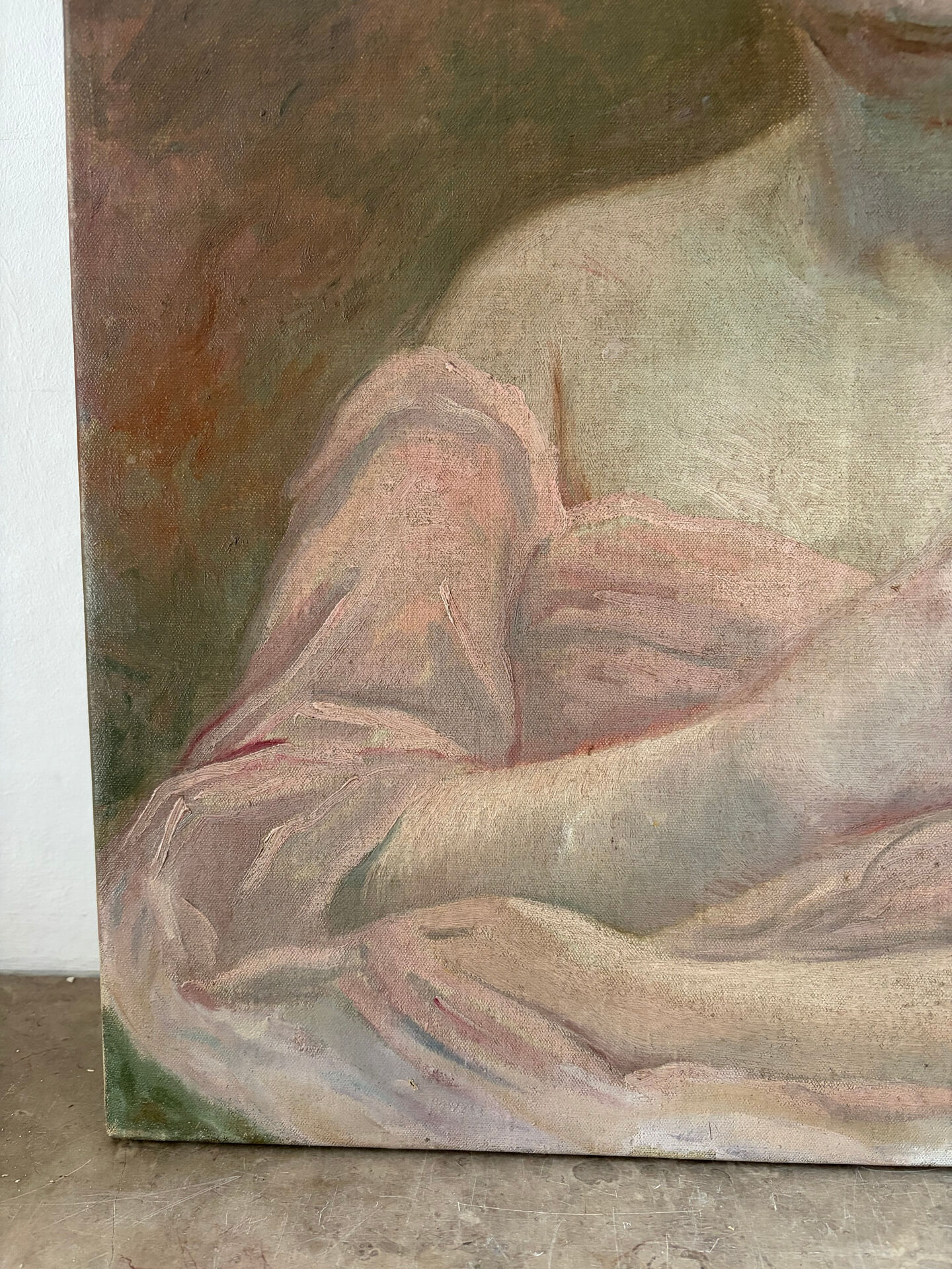 Portrait of a woman, oil on canvas
