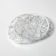 Mid-Century Pressed Glass Jewelry Box / Geometric Bonbon Candy Jar / 1960s