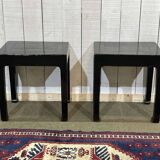 Pair of painted wooden side tables from the 70s